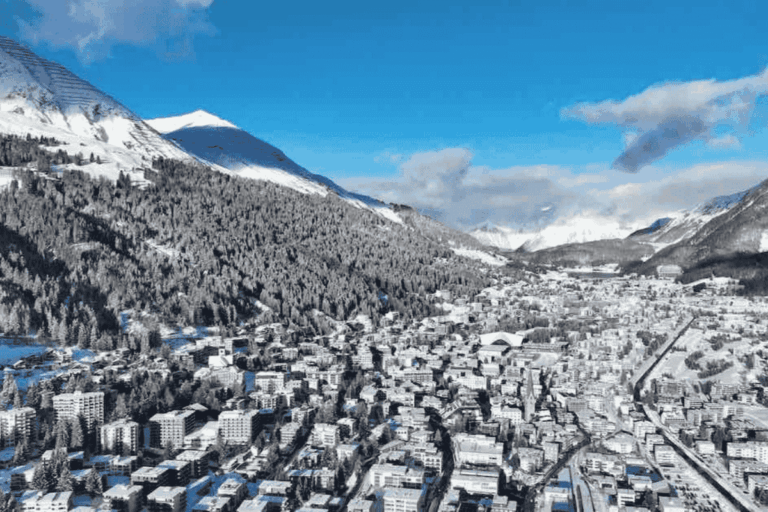 Town In Snow